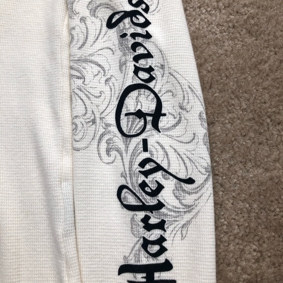 🔥🔥Harley-Davidson long sleeve thermal with rhinestones - Picture 2 of 9
